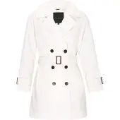 Dreimaster Klassik Abrigo de entretiempo 'Classic' blanco