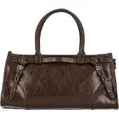 Faina Bolso de mano marrón oscuro