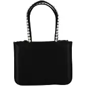 Faina Bolso de mano negro / transparente