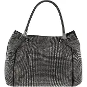 Faina Bolso de mano negro / plata