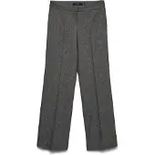 Vero Moda Pantalón de pinzas 'VMFalke' gris oscuro