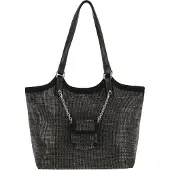 Faina Shopper negro / plata