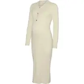 Mamalicious Vestido de punto 'Lia' beige