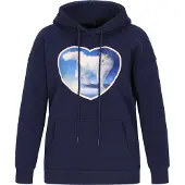 MyMo Pop Sudadera 'Pop' azul / navy / offwhite