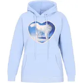MyMo Pop Sudadera 'Pop' beige claro / azul / azul claro / blanco