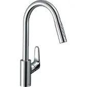 Hansgrohe Focus, grifo para lavabo con caño extraíble, acabado cromado