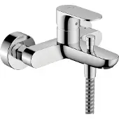 Hansgrohe Grifo monomando para bañera Rebris S, cromo, 1 unidad.