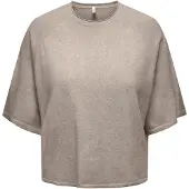ONLY Jersey 'ONLLOYAL' beige moteado