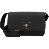 U.S. POLO ASSN. Bolso de hombro 'Stanford' negro