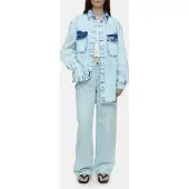 Closed Denim Overshirt Extreme Light Talla: M | Camisas Outlet | Mujer