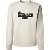 Pepe Jeans Sudadera 'GUS' negro / blanco