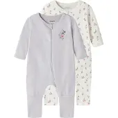 Name it Pijama caqui / lila pastel / rosa / offwhite