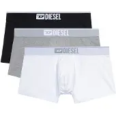 Diesel Calzoncillo boxer 'Damien' gris moteado / negro / blanco