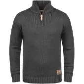 !Solid Jersey 'Petro' marrón / gris oscuro