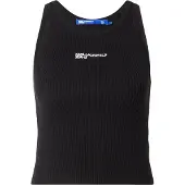 Karl lagerfeld JEANS Top de punto negro / blanco