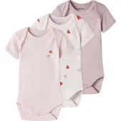 Name it Pijama entero/body rosa / altrosa / rosa pastel / rojo