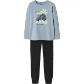 Name it Pijama azul paloma / verde claro / negro / blanco