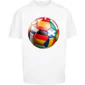 Mister tee Camiseta 'Home Europe' azul / amarillo oscuro / rojo / blanco