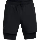 Under Armour Pantalón deportivo 'Launch' negro / blanco