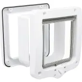 Trixie 4-weg Gatera con Túnel - Blanco - 20 x 22 cm