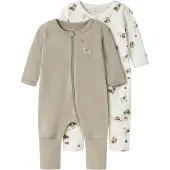 Name it Pijama beige / marrón / gris humo / blanco