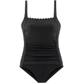 LASCANA Traje de baño 'Camilla' negro / blanco