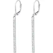 Elli Pendientes plata / transparente