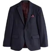 Next Chaqueta saco marino / gris / burdeos