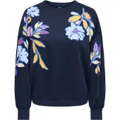 ONLY Sudadera 'ONLBrooke' navy / azul claro / limón / altrosa
