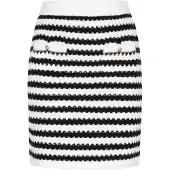 Faina Falda negro / offwhite
