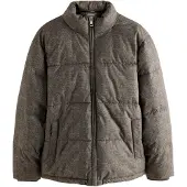 Next Chaqueta de invierno gris / color barro