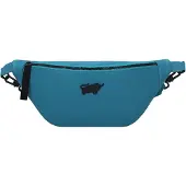 Braun Büffel Capri Riñonera Bloqueo RFID Piel natural 35 cm azul