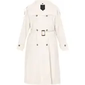 Dreimaster Klassik Abrigo de entretiempo 'Classic' offwhite