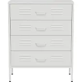Lendo Online Cajones Metal 80x40x100 cm Blanco