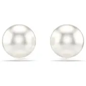 Swarovski Pendientes blanco / blanco perla
