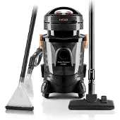Haeger VC-12W.045A, 1200 W, Aspiradora de tambor, para uso en seco y húmedo, capacidad de 7 litros, apta para textiles, agua, con sistema de ciclón