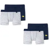 Schiesser Calzoncillo azul / amarillo / offwhite