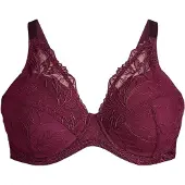 Zizzi Sujetador rojo vino
