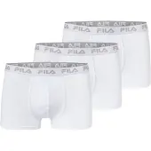 FILA Calzoncillo boxer gris / blanco