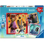 Ravensburger Puzzle Zootopia 2 3x49p (12004137)