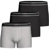 Impetus Calzoncillo boxer gris moteado / negro