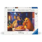 Ravensburger (12000003) Rompecabezas La Dama Y El Vagabundo 1000 Piezas