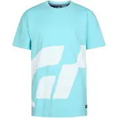Petrol Industries Camiseta aqua / blanco