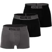 Diesel Calzoncillo boxer 'Damien' gris oscuro / negro