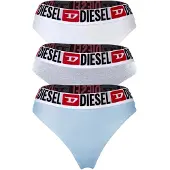 Diesel Tanga 'Stars' azul claro / gris claro / rojo / blanco