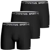 Impetus Calzoncillo boxer negro / blanco