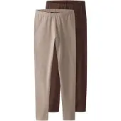 TWO SOON Leggings kitt / marrón oscuro