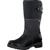 Tamaris Botas marrón oscuro / negro / negro moteado