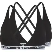 G-Star Underwear Aquamarine 2 Pack Multi-way Triangle Bralette Blac Talla: S | Brasieres Outlet | Mujer | Cian