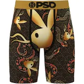 PSD Calzoncillo boxer 'Playboy Snake' mostaza / rojo claro / negro